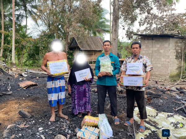 WIZ Sinjai Bantu Korban Kebakaran di Mattunreng Tellue, Ringankan Beban Pasca Musibah